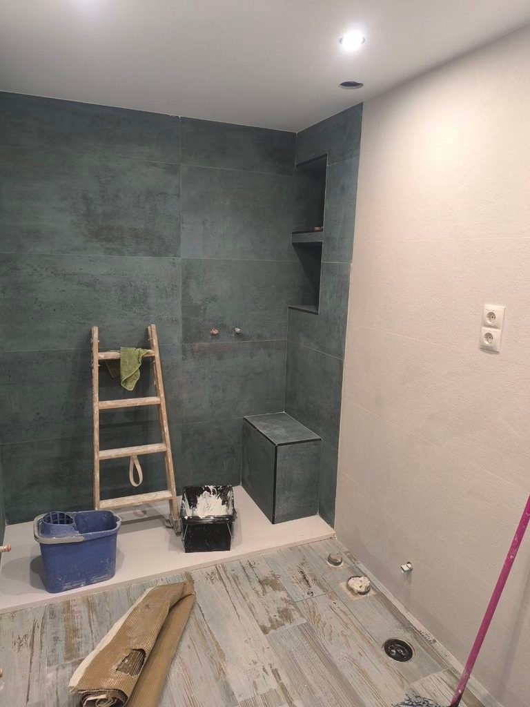 Obra de reforma de baño en Coslada realizada por CLC Reformas